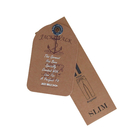 Custom Printed Brown Kraft Paper Hang Tags  For Clothing With Embossed Logo