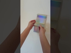 Logotipo personalizado Caixa de tampa com solapa magnética Caixas de presente de Natal dobráveis Caixas dobráveis