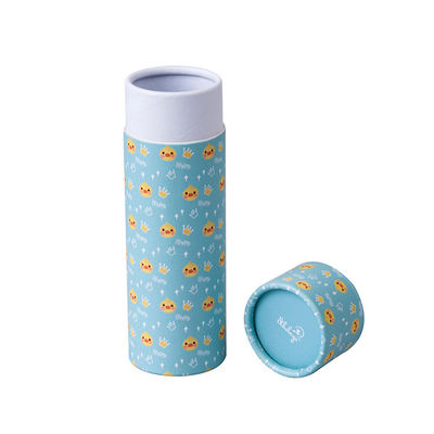 Recyclable Presentation Packaging Boxes Colored Cylinder Type For Christmas