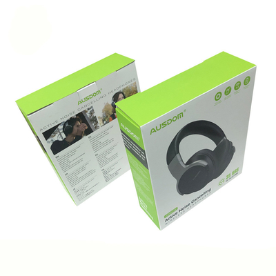 comprar Auto impresso da E-flauta que trava o pacote branco do fones de ouvido das caixas de cartão ondulado online manufacture