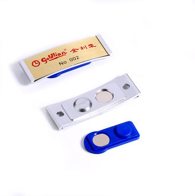 comprar Pedir pessoal reutilizável crachás com parte traseira magnética Etiquetas de nome uniformes para eventos online manufacture