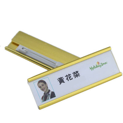 comprar Ouro em branco Reutilizavel Marcas de nome do enfermeiro crachá de nome com alfinete de segurança online manufacture