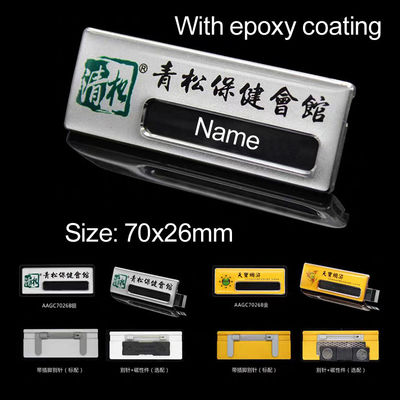 comprar Embalagens de nome de alumínio de liga epoxi personalizadas Marcas de marcas de marcas online manufacture