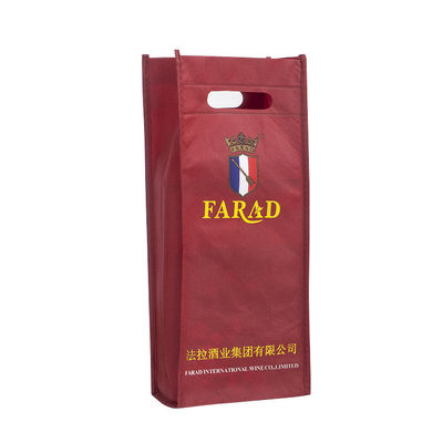 comprar Embalagens de frascos de vinho não tecidos impressas sob medida Embalagens de presente ecológicas para vinhos e bebidas espirituosas online manufacture