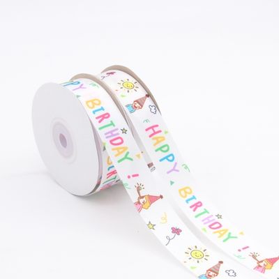 comprar Fita de Cetim Impressa Multicolorida Personalizada por Metro Fabricante de Fitas com Logotipo em Cores online manufacture