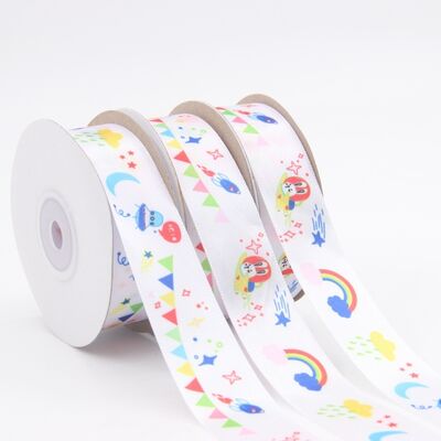 Comprar Fita de cetim estampada personalizada com logotipo | Fita de cetim de poliéster personalizada Fabricação em linha