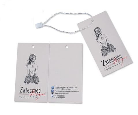 comprar O costume imprimiu o balanço personalizado do papel da roupa da página central etiqueta o fornecedor online manufacture