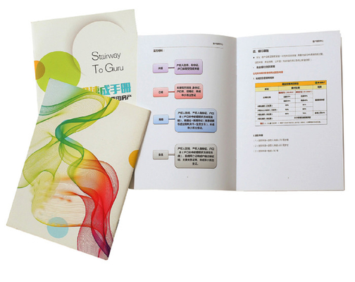comprar Livro do compartimento da foto do quadrado da terra da dobra do Bi da impressão da brochura do folheto da cor completa online manufacture
