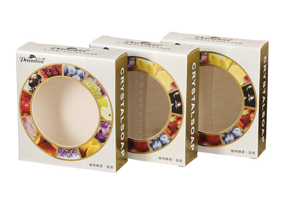 comprar Caixa de sabão de papel de arte personalizada caixa de embalagem caixa de janela com impressão de arte online manufacture