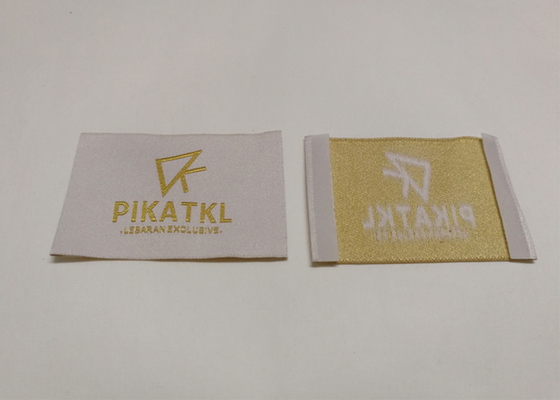 comprar A costura personalizada tecida etiqueta o material do poliéster das etiquetas/fio de algodão para a roupa online manufacture