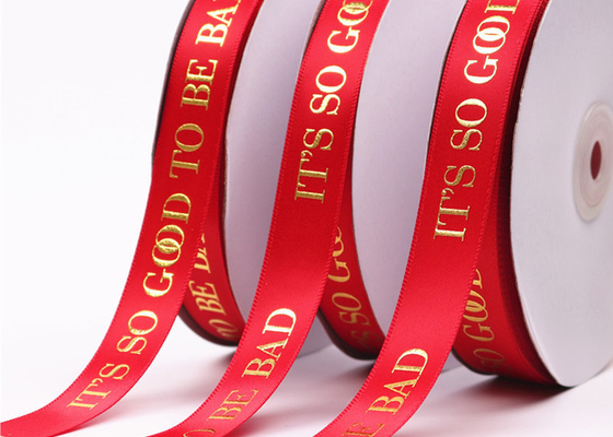 comprar Fita de Cetim Personalizada por Atacado com Logotipo em Foil Dourado Fita de Luxo para Boutiques online manufacture