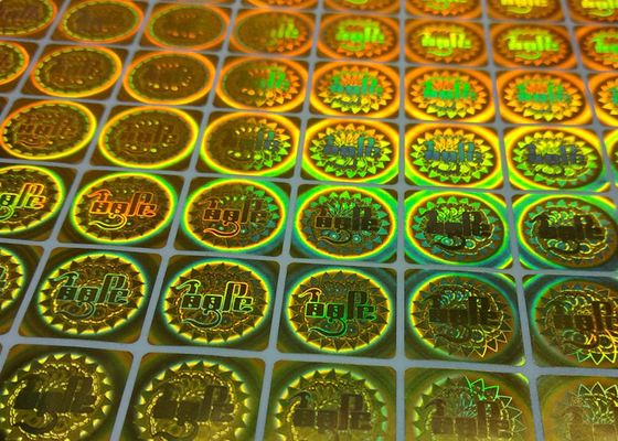 comprar Adesivos de holograma 3D de segurança personalizados online, etiquetas de holograma a laser não reutilizáveis com logotipo online manufacture