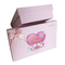 Cosmetic Decorative Christmas Gift Boxes With Lids Silver Foil Logo Satin Cloth Inside