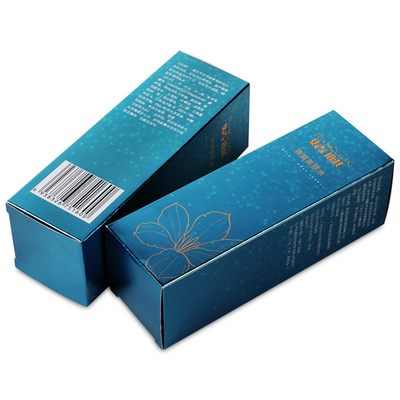 Bom preço. Cor completa impressa feita sob encomenda de caixa de papel que empacota com logotipo gravado do carimbo de ouro on-line