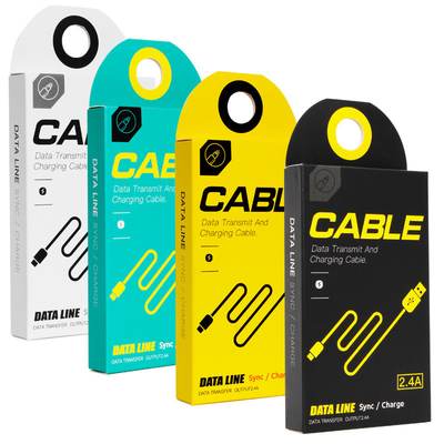 Bom preço. Caixas de papel de cabo USB baratas personalizadas Fabricante de caixas de embalagem de mercadoria on-line