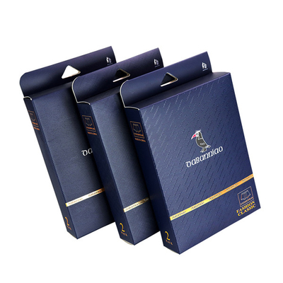 Bom preço. Encomendar caixa de embalagem de roupa interior de papel impresso com laminação fosca de revestimento UV para venda on-line