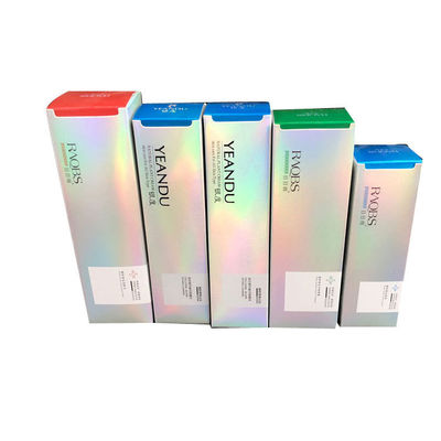 Caixas de empacotamento do perfume luxuoso de papel holográfico com fábrica de Logo Printing