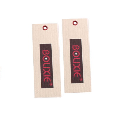 Bom preço. Vestuário feito sob encomenda Hang Tags Printing Woven Brand Hang Tag Clothing Labels Supplier on-line