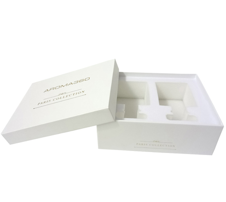 Bom preço. Logotipo personalizado barato Caixa de presente cosmética embalagem velas embalagem Caixas de apresentação com tampa on-line