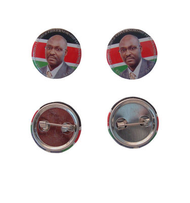 Bom preço. Embalagens de pin de estanho redondo personalizadas com parte traseira de segurança Embalagens de botão de metal promocionais on-line