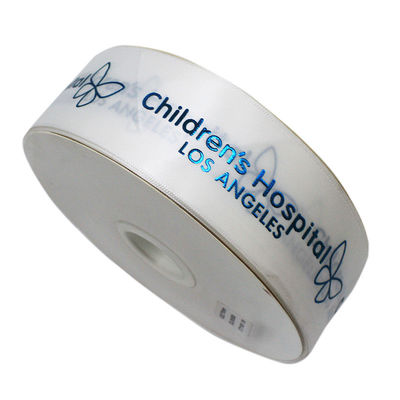 Bom preço. Fita de Cetim de Poliéster Personalizada com Logotipo em Foil Azul – Fita de Marca de Luxo on-line
