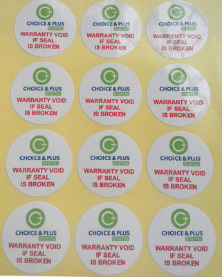 Bom preço. Adesivos de Etiqueta Redondos Personalizados – Impressão de Adesivos com Logotipo em Círculo de Plástico PET Branco e Etiquetas com Nomes de Crianças on-line