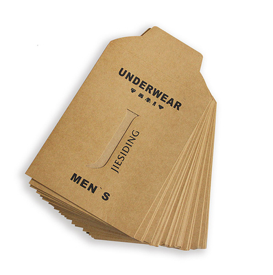 Bom preço. O malote de papel liso impresso feito sob encomenda de Kraft envolve o pacote da janela da roupa dos sacos on-line