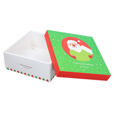 Bom preço. Caixas de presente de papel dobradas que empacotam com as caixas do cartão das tampas para o Natal on-line